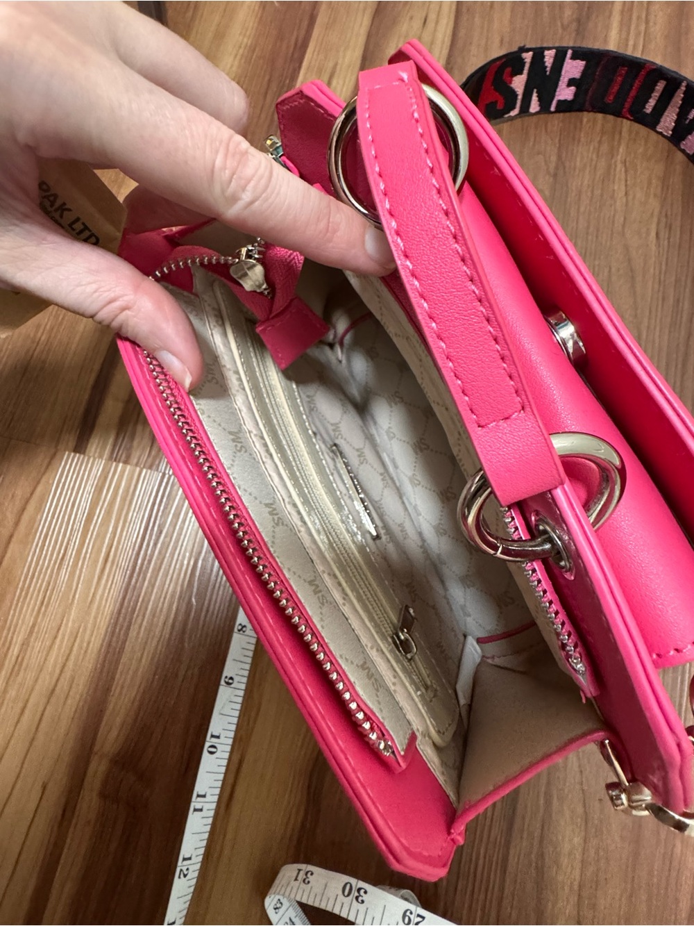 Steve Madden Hot Pink Crossbody Bag - Picture 11 of 13